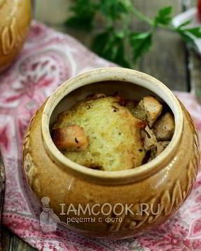 Драники в горшочке