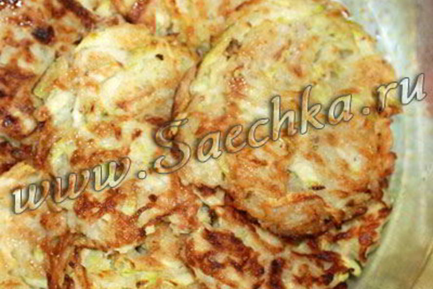 Рецепт кабачковых драников