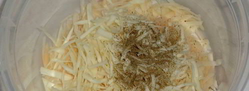 картофельные драники с капустой. Шаг 3