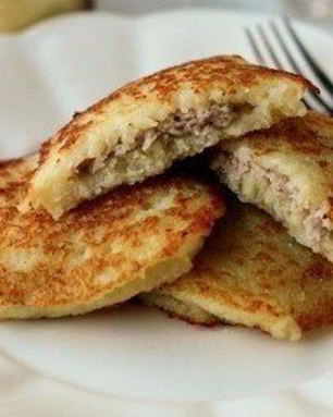Картофельные драники с мясом