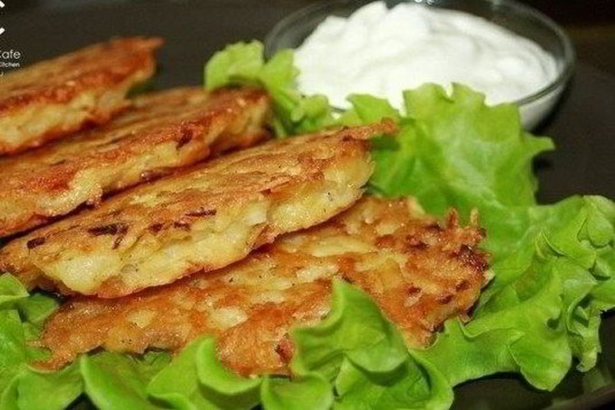 Рецепт картофельных драников с сыром