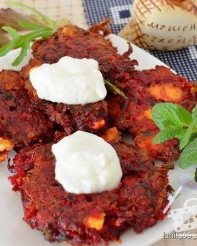 Свекольные драники