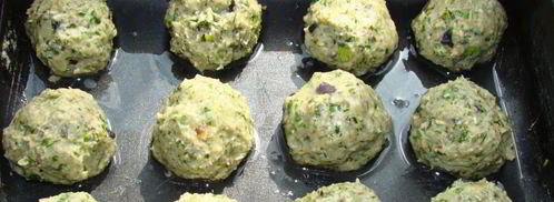 фрикадельки из баклажана и белой фасоли. Шаг 4