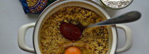 фрикадельки из булгура в томатном соусе. Шаг 2