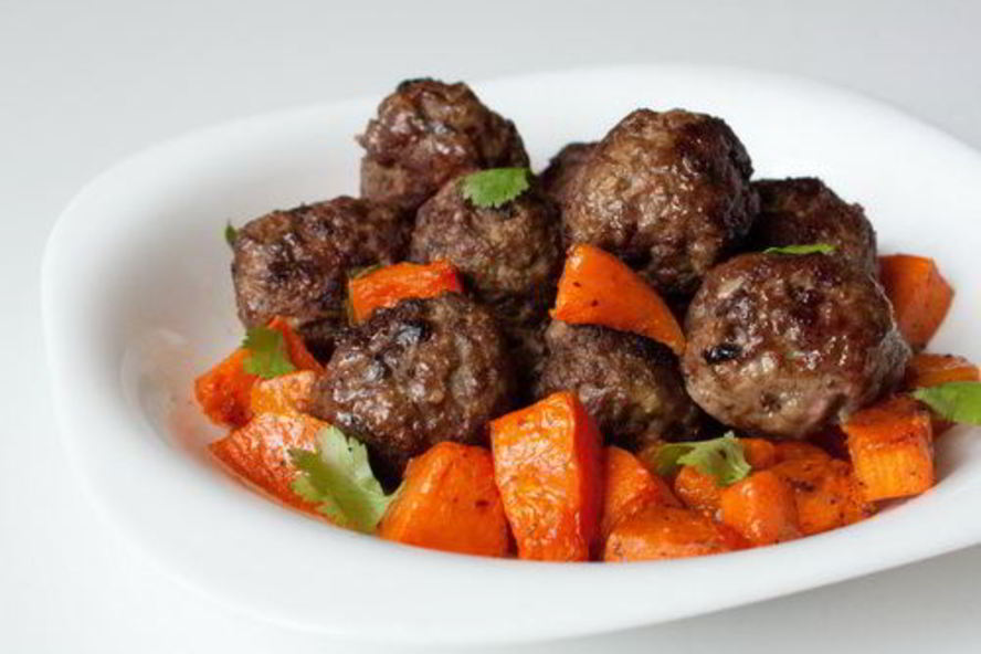 Рецепт фрикаделек из говядины с печеной тыквой