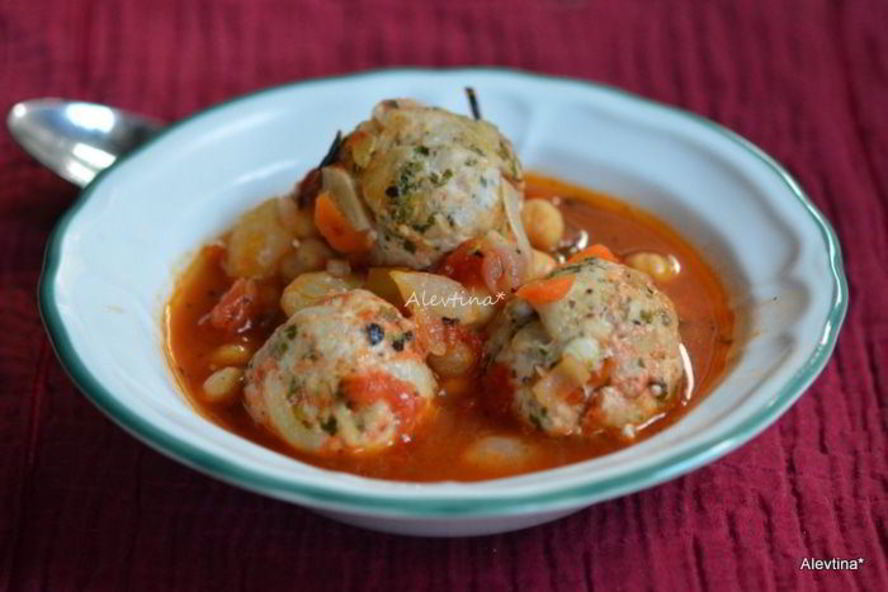 Рецепт фрикаделек из индюшки в испанском стиле