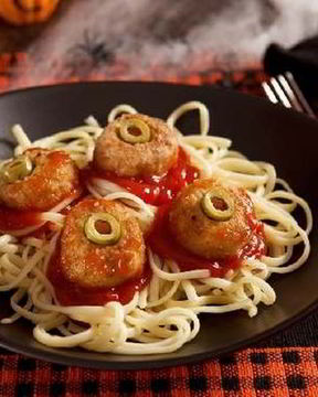 Фрикадельки с болоньезе из маслин