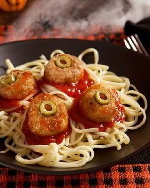 Фрикадельки с болоньезе из маслин