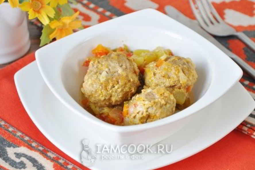 Рецепт фрикаделек с овощами и розмарином
