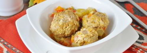 фрикадельки с овощами и розмарином. Шаг 12