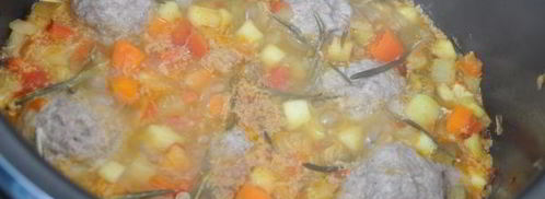 фрикадельки с овощами и розмарином. Шаг 10