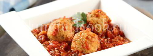 фрикадельки с овощами в томатном соусе. Шаг 4