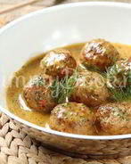 Фрикадельки в горчично-медовом соусе