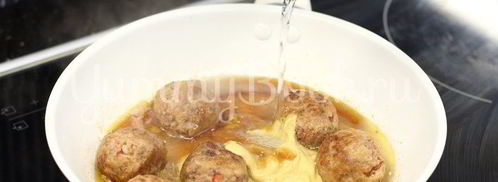 фрикадельки в горчично-медовом соусе. Шаг 3