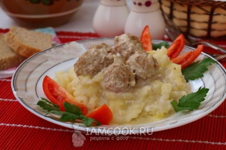 Рецепт фрикаделек в сметанном соусе