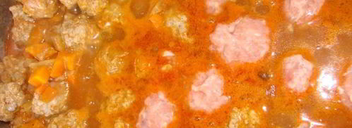 фрикадельки в соусе нежные. Шаг 15