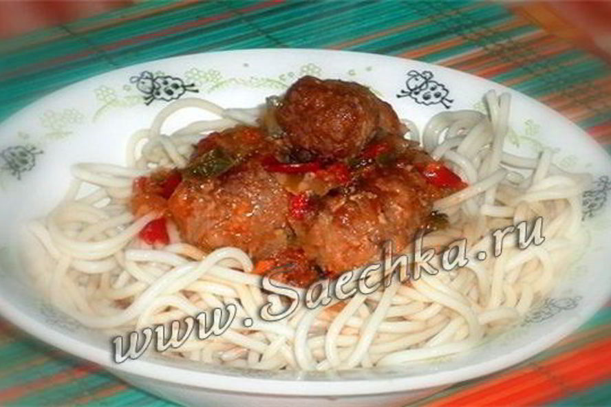 Рецепт говяжьих фрикаделек в соусе кифтелуце