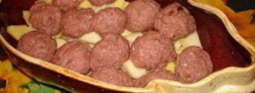 картофель с фрикадельками. Шаг 5