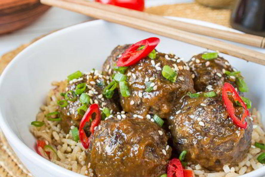 Рецепт корейских фрикаделек в кисло-сладком соусе