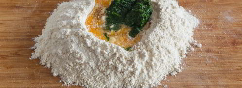 зеленые тальятелле с фрикадельками. Шаг 2