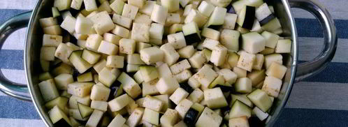 гарнир из кабачков и баклажанов. Шаг 4