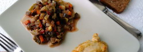 гарнир из кабачков и баклажанов. Шаг 6