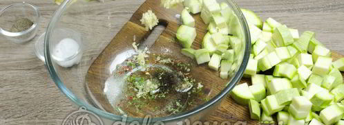 гарнир из кабачков. Шаг 2