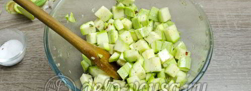 гарнир из кабачков. Шаг 3