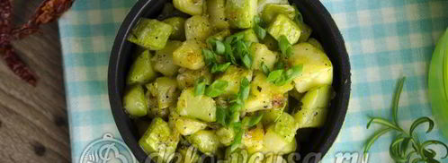 гарнир из кабачков. Шаг 7