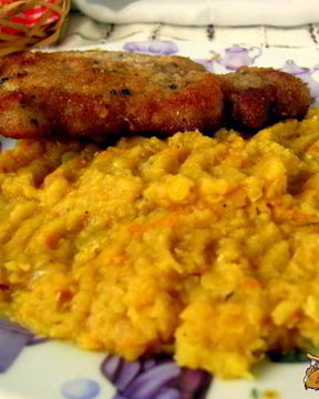 Гарнир из красной чечевицы