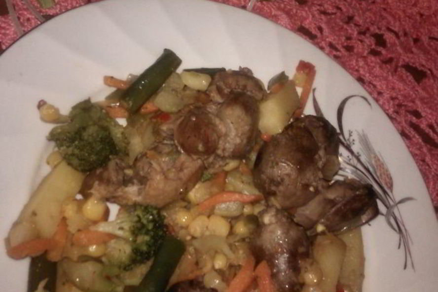 Рецепт гарнира овощной