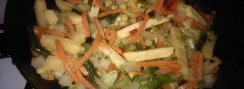 гарнир овощной. Шаг 2