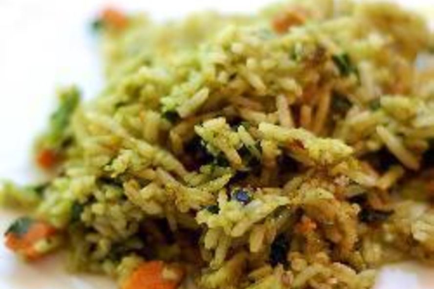 Рецепт басмати рис со шпинатом