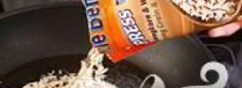 дикий рис со спаржей и ветчиной. Шаг 5