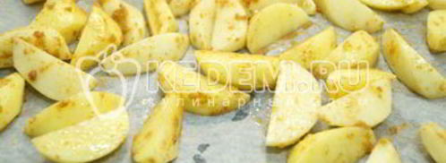 картофель дольками в духовке. Шаг 4