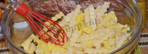 картофель фри в духовке. Шаг 4