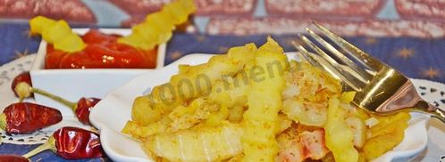 картофель фри в духовке. Шаг 7