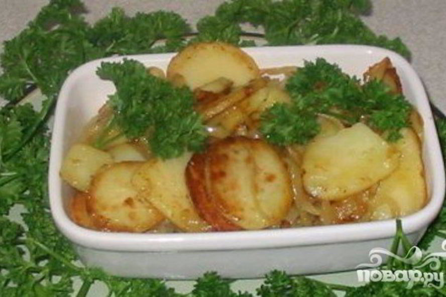Рецепт картофеля по-лионски