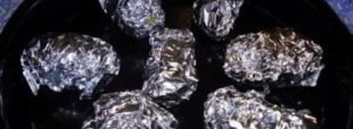 картофель с беконом в фольге. Шаг 7