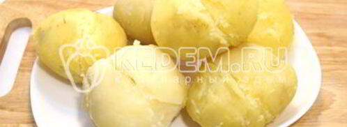 картофель с грибами в духовке. Шаг 3