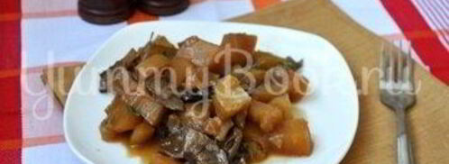 картофель с грибами в горшочке. Шаг 7