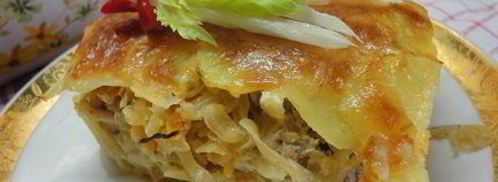 картофель с мясом и капустой. Шаг 15