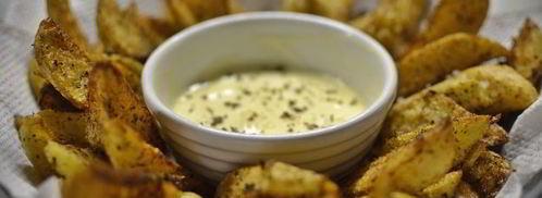 картофель во фритюре с сырным соусом. Шаг 17