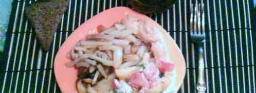 картофель жареный с салатом. Шаг 26