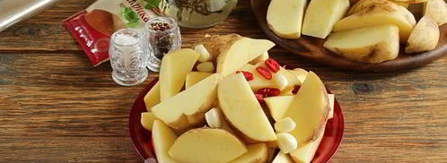 картошка по-деревенски в рукаве в духовке. Шаг 3