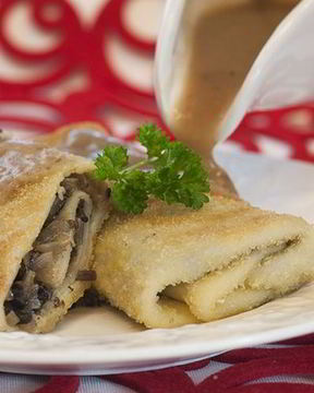 Крокеты с начинкой из белых грибов