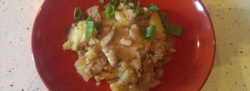 молодой картофель со свининой. Шаг 8