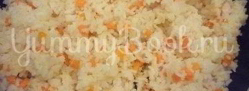 нежный рис с простыми овощами. Шаг 3