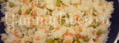 нежный рис с простыми овощами. Шаг 4