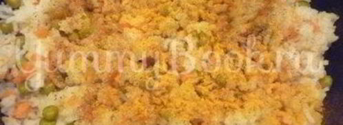 нежный рис с простыми овощами. Шаг 5